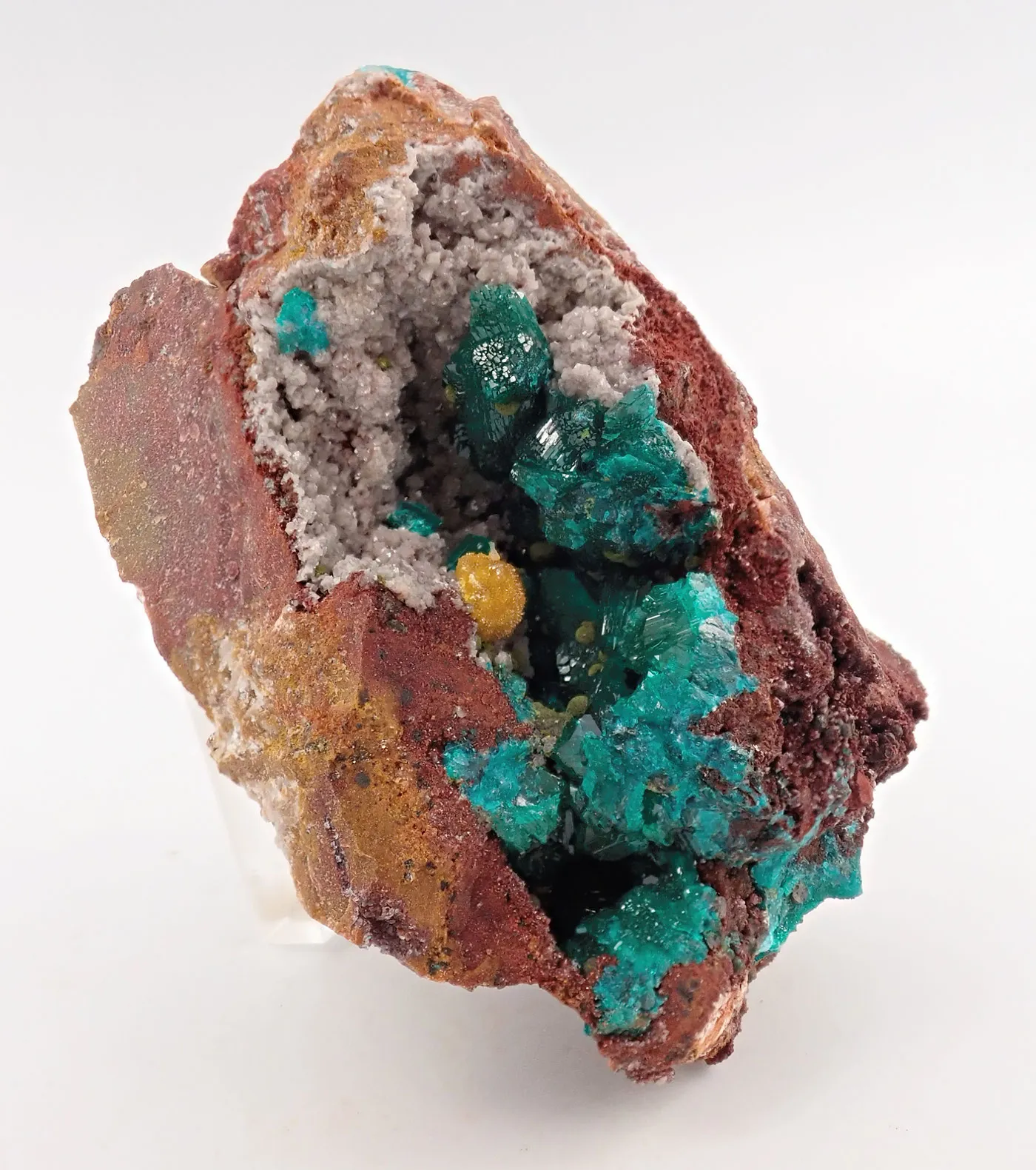 Dioptase with Mimetite - image 1