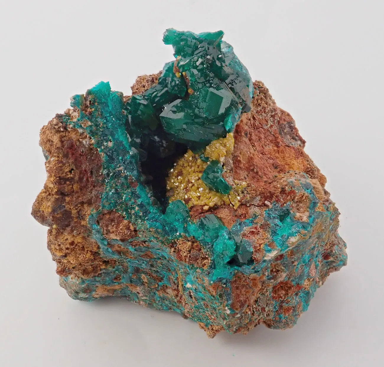 Dioptase with Mimetite - image 2