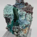 Dioptase with Plancheite - image 2