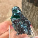 Dioptase with Plancheite - image 5