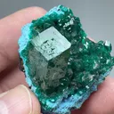 Dioptase with Plancheite - image 2