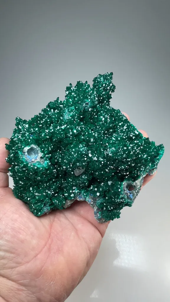 Dioptase with Plancheite - image 2