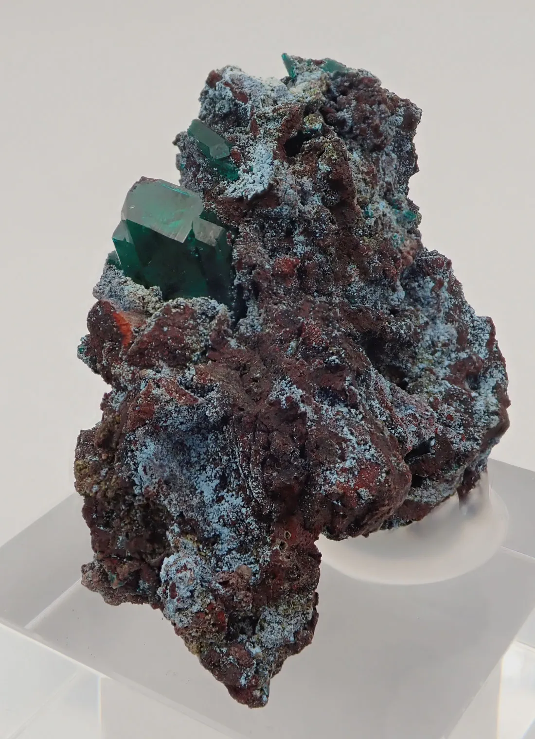 Dioptase with Plancheite - image 2