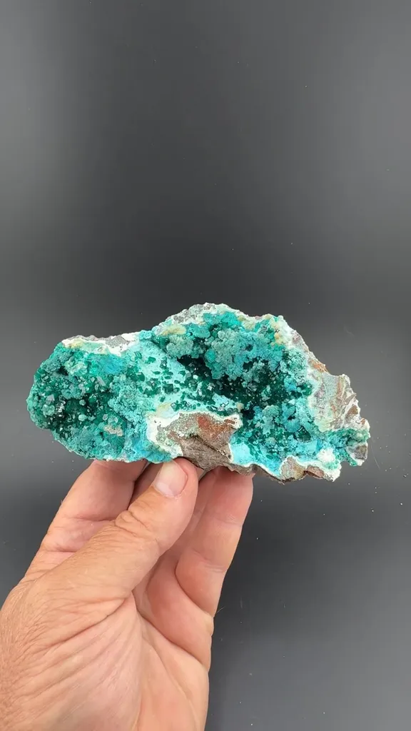 Dioptase with Plancheite - image 2