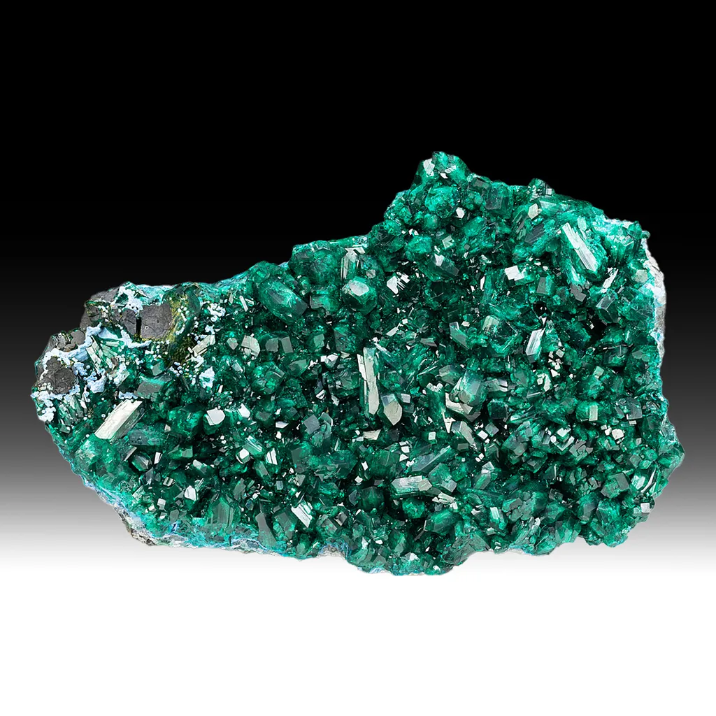 Dioptase with Plancheite image