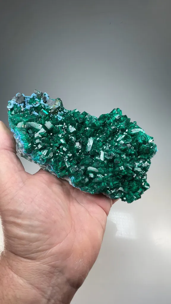 Dioptase with Plancheite - image 2