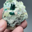 Dioptase with Plancheite - image 2