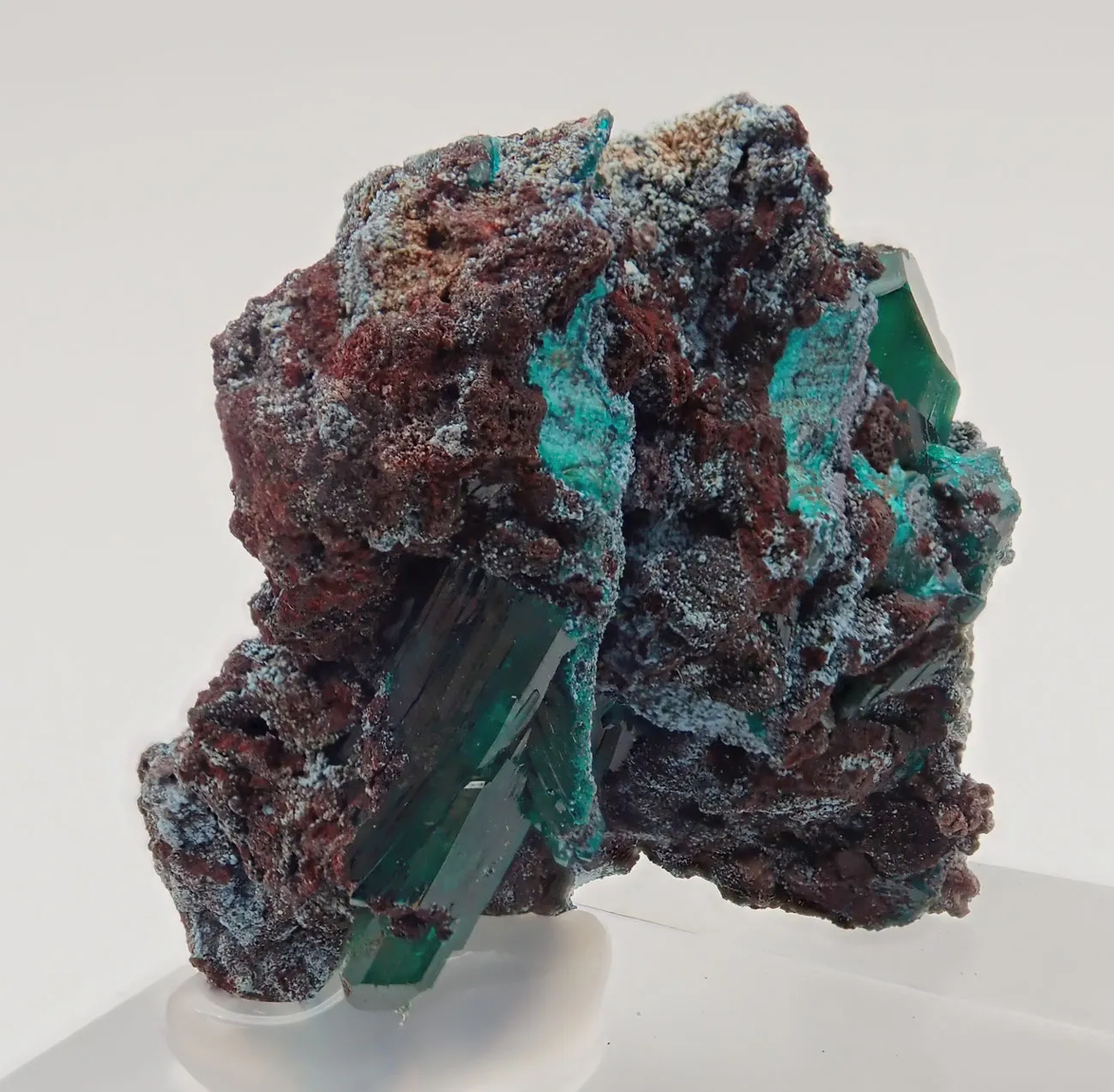 Dioptase with Plancheite - image 4