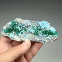 Dioptase with Plancheite, Quartz, Duftite (2261) - image 2