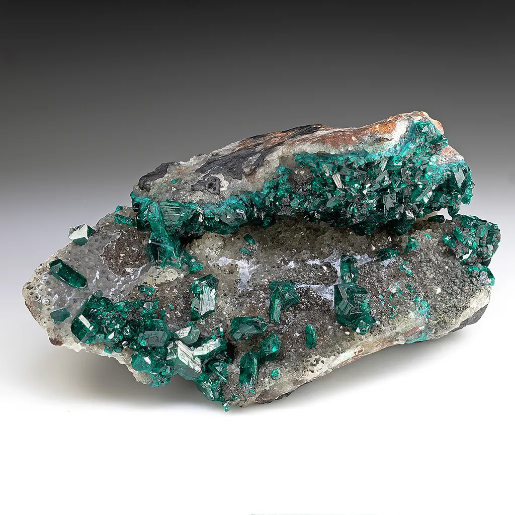 Dioptase with Quartz image