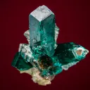 Dioptase with Quartz - image 2