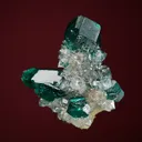 Dioptase with Quartz - image 1
