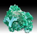 Dioptase with Shattuckite, Quartz - image 1