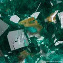 Dioptase with Wulfenite and Molybdofornacite - image 1