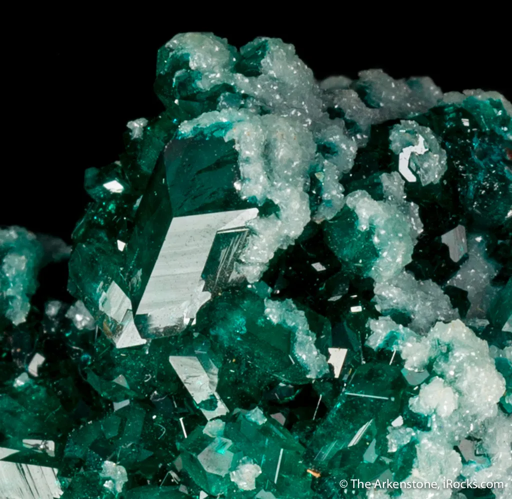 Dioptase with Zincian Dolomite image