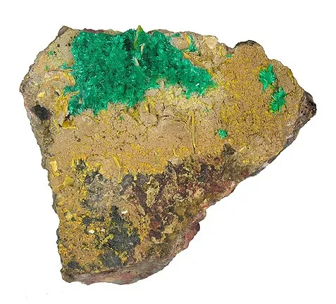 Dioptase, Wulfenite image