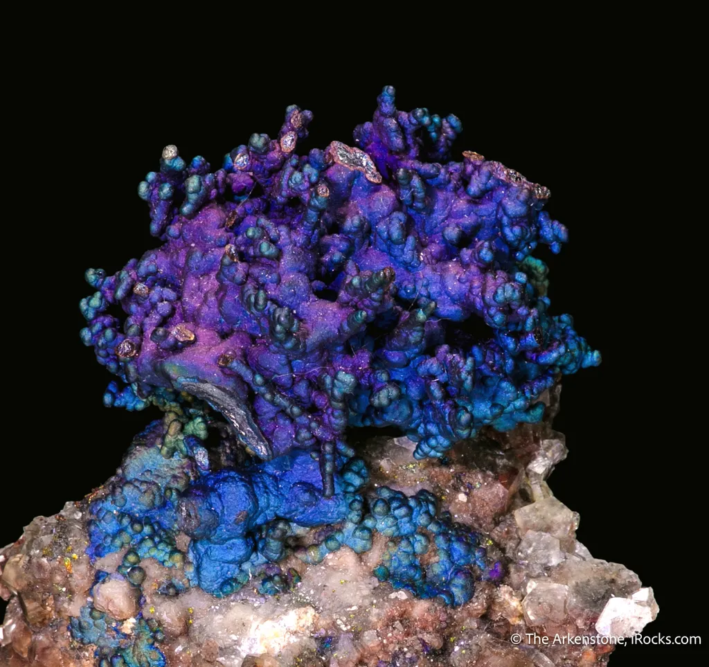 Djurleite, Chalcocite, Chalcopyrite on Calcite image