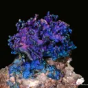 Djurleite, Chalcocite, Chalcopyrite on Calcite - image 1