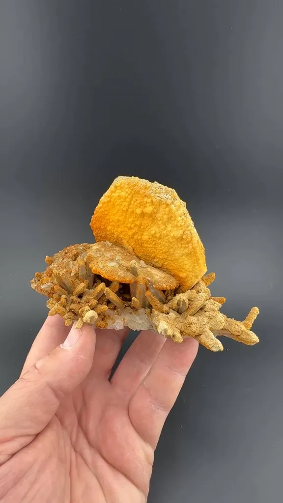 Dolomite after Calcite with Quartz image