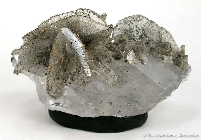 Dolomite and Pyrrhotite on Quartz image