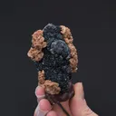Dolomite and Quartz on Hematite var. Specularite - image 2