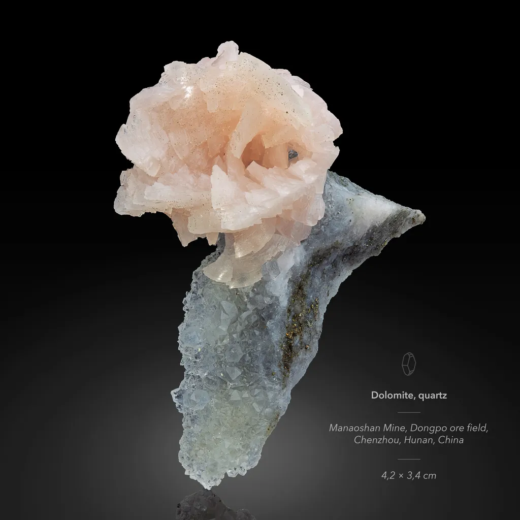 Dolomite from Manaoshan Mine, Hunan, China image