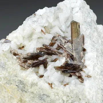 Dolomite from Trimouns Talc Mine, Ariège, France