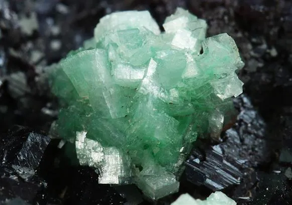 Dolomite on Cuprite - image 1