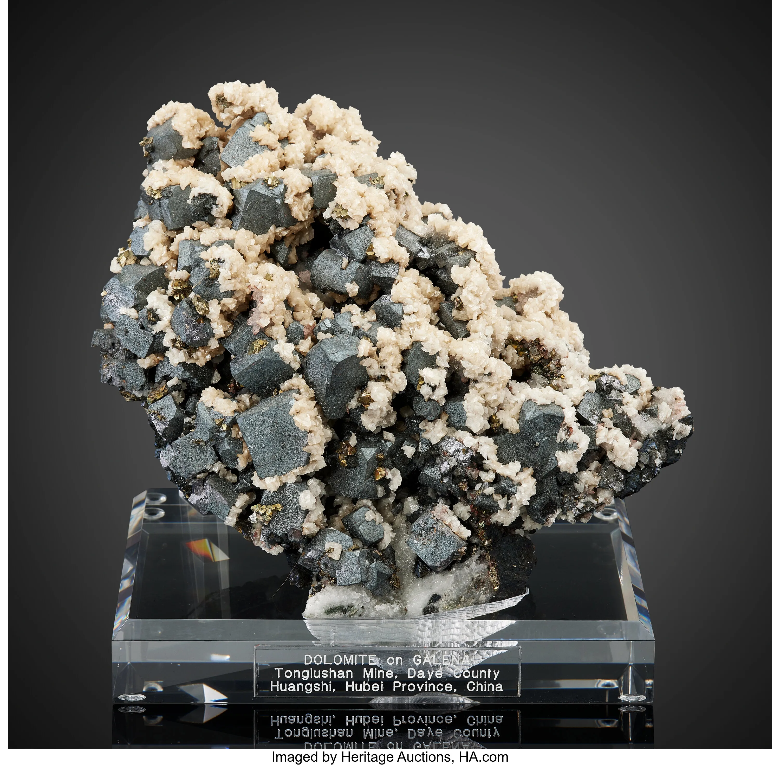 Dolomite on Galena - image 1