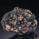 Dolomite on HERMATITE var. Specularite - image 1