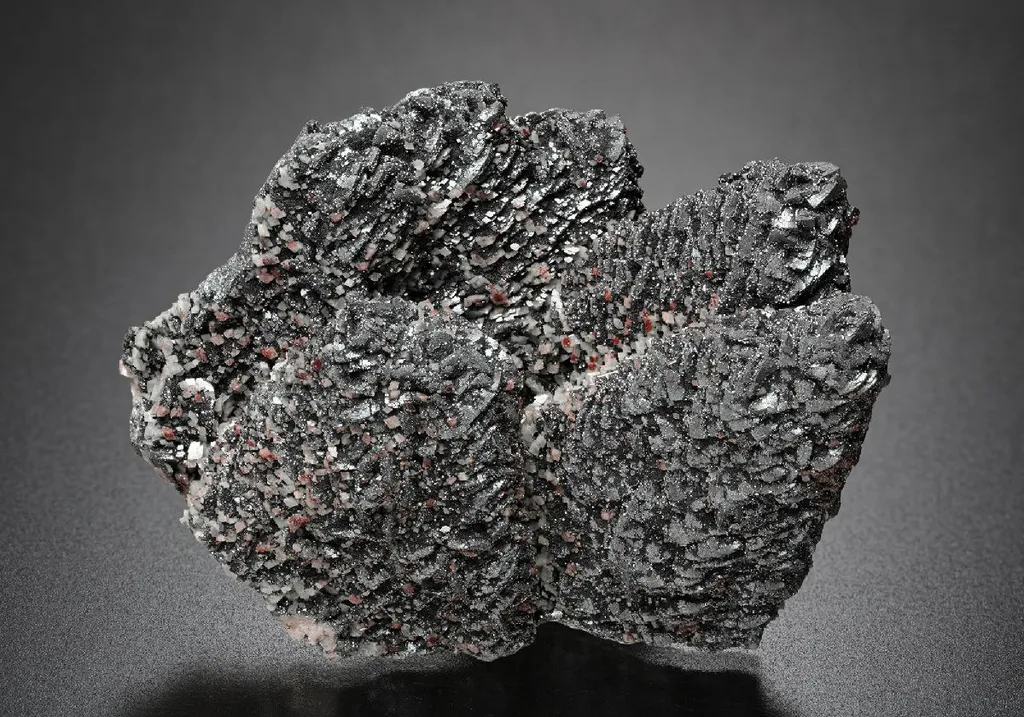 Dolomite ps. after Calcite with Pyrolusite image