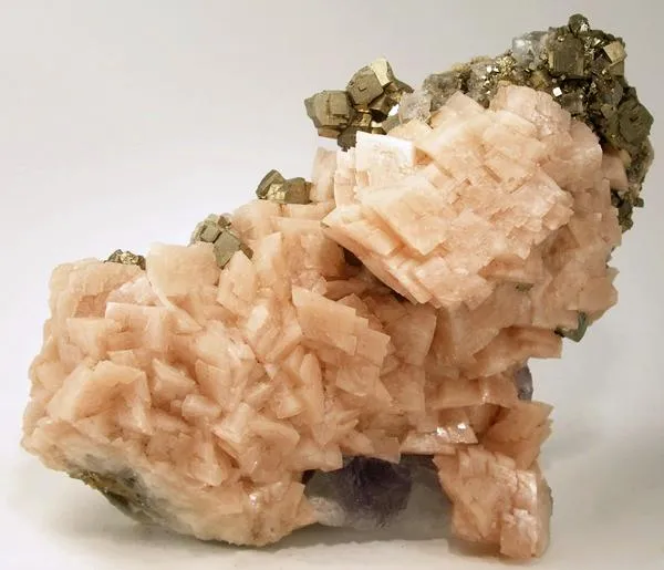 Dolomite, Pyrite, Fluorite image