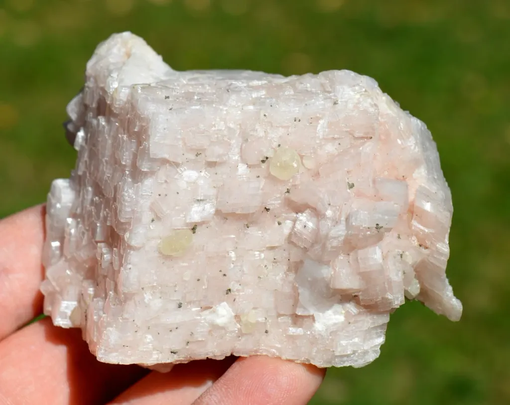 Dolomite var. Cobalto-dolomite & Calcite 330 grams - Bou Azzer East deposit, Drâa-Tafilalet, Morocco image