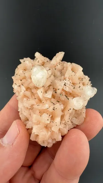 Dolomite with Calcite, Chalcopyrite