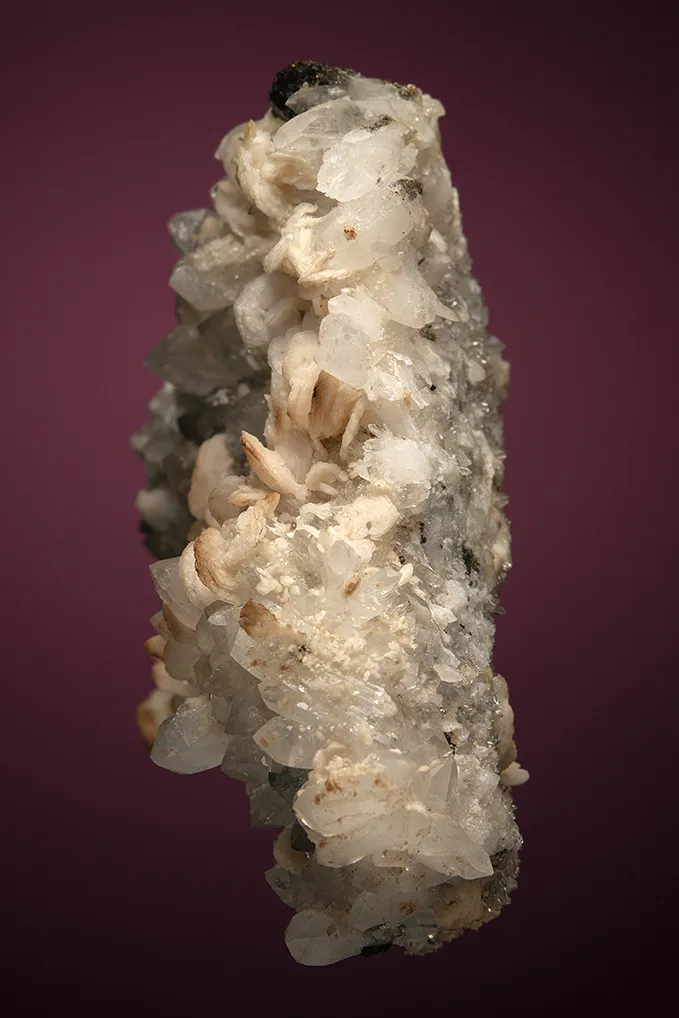 Dolomite with Chalcopyrite on Quartz - image 4