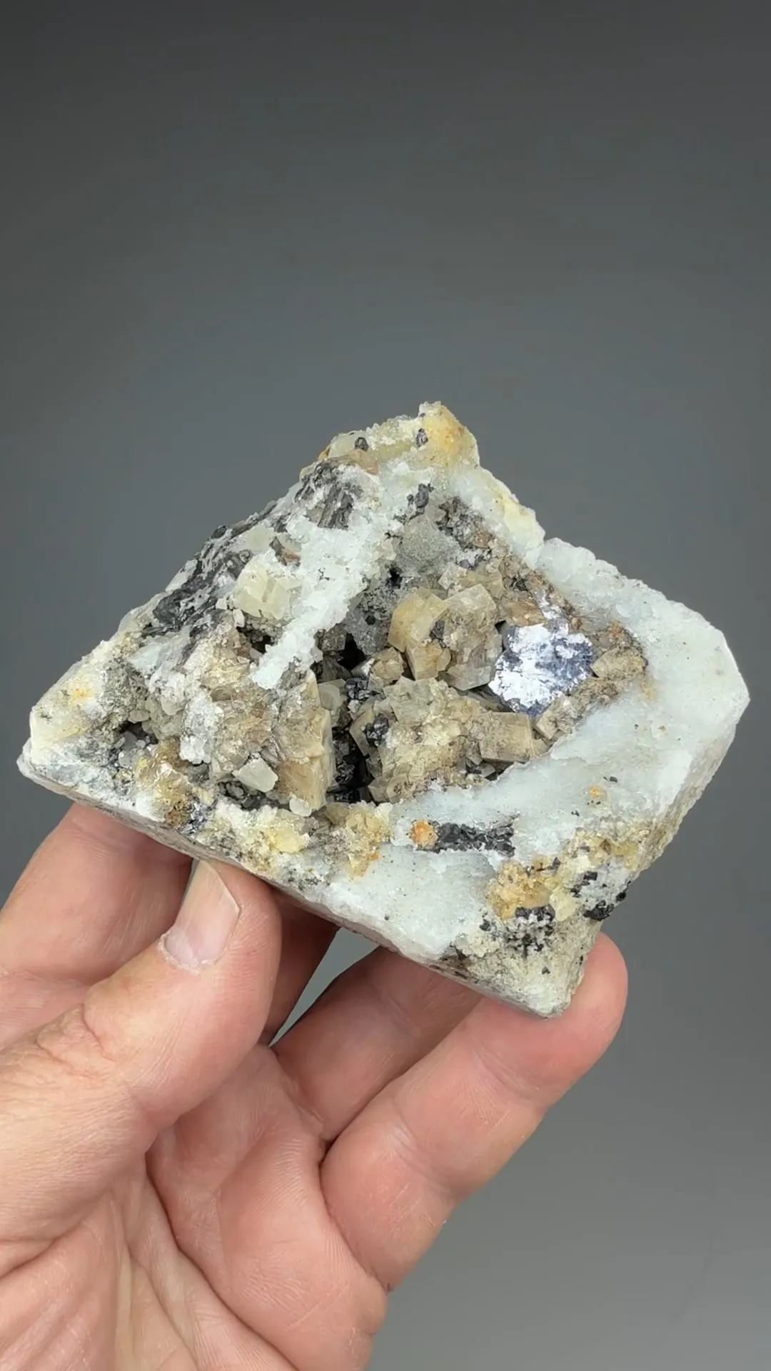 Dolomite with Galena, Chalcopyrite - image 2
