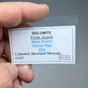 Dolomite with Pyrite, Quartz - image 2