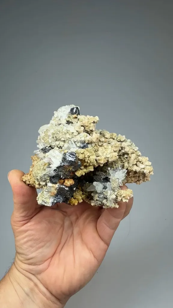 Dolomite with Quartz, Sphalerite, Calcite image