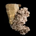 Donnayite-(Y) on Calcite - image 2