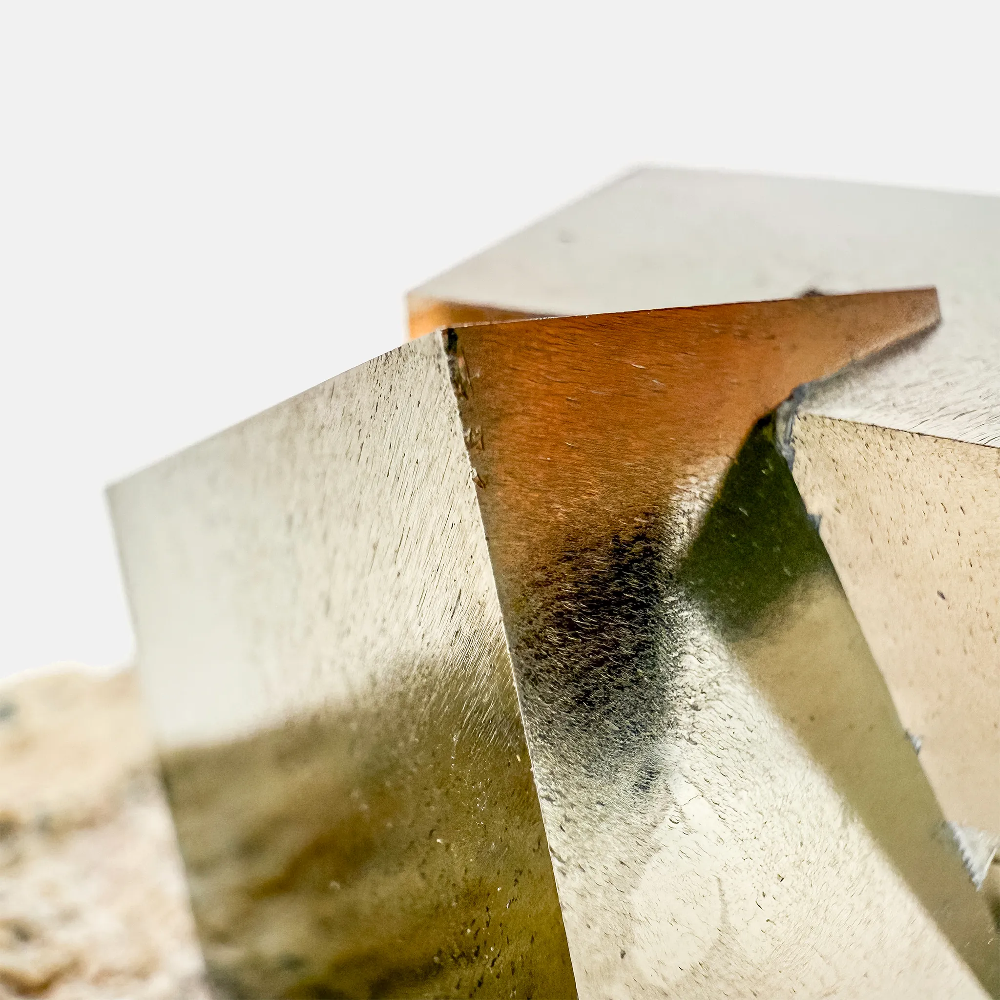 Double Pyrite Twins on matrix - image 5