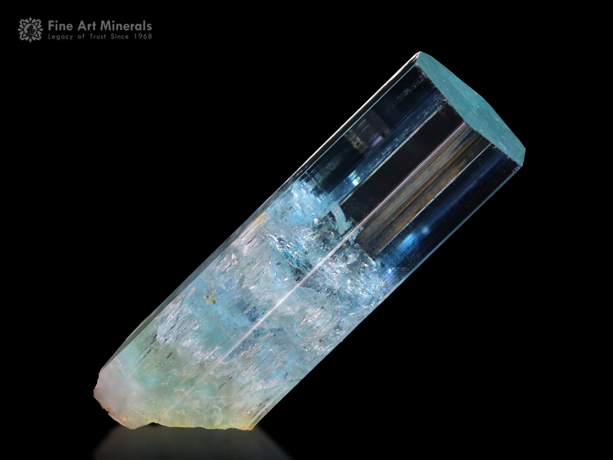 Double Terminated Aquamarine from Shigar Pakistan - image 1