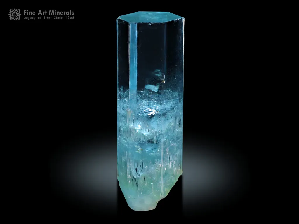 Double Terminated Aquamarine from Shigar Pakistan - image 2