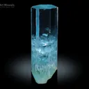 Double Terminated Aquamarine from Shigar Pakistan - image 2