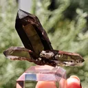 Double-Terminated Smoky Quartz – Swiss Alpine Specimen - image 9
