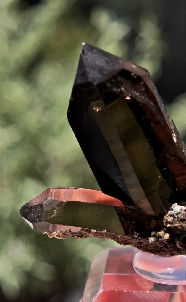 Double-Terminated Smoky Quartz – Swiss Alpine Specimen - image 7