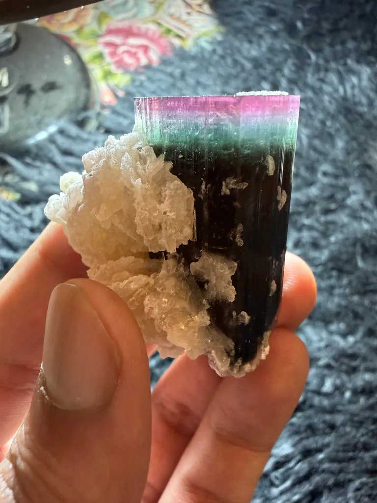 Double terminated Tourmaline from Afghanistan image