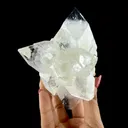 Doubly Terminated Light Green Apophyllite Crystal Cluster – Zeolite Mineral Specimen from Jalgaon - image 7