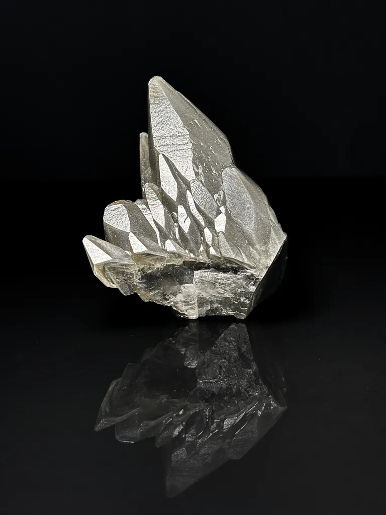Dragonscale Calcite Specimen with Chalcopyrite from Sweetwater Mine, Reynolds County, Missouri, USA image