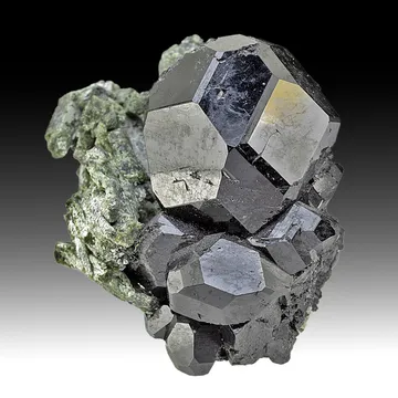 Dravite-Uvite with Actinolite