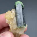 Dravite with Calcite - image 2